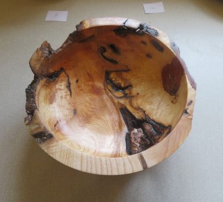 This chunky bowl won a highly commended certificate for Bill Burden